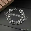 Nuevo y elegante pulsera de cruz para hombres a la moda, colección de pulseras vintage hechas a mano de alta gama europeas y americanas, directo del fabricante