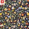 Tecido de algodão estampado pequeno floral fofo desenho animado roupas femininas vestido infantil chapéu tecido cheongsam ponto atacado
