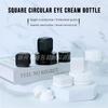 Frasco de Creme para Olhos de Porcelana Preta Porcelana Branca Personalizado Tampa 5Gcr Sub-frasco Cosmético Tampa de Rosca com Pressão Frasco de Cânhamo