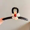 Pinza de garra de gran volumen de 13 cm para mujer, nuevo modelo 2026, sensación de alta gama, pinza para el pelo de la parte trasera de la cabeza, pinza de tiburón, accesorio para el pelo