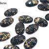 Diretamente da Fábrica Fonte, Acessórios de Strass de Resina de Superfície de Grade Oval de Fundo Plano, Materiais de Decoração para Celular, Joias Âmbar