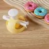 Molde para Donas Americanas con Pinzas para Sumergir, Herramienta de Molde para Donas, Suministros para Hornear, Herramientas de Cocina de Plástico Grandes