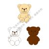 Teddy Bear Micro paisagem diy bonsai ornamentos criativos pvc plástico bonito pequeno animal ornamentos café urso amarelo