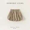 Conjunto de Ropa para Niña 2026 Verano Nuevo Elegante Camiseta de Manga Corta con Lazo para Niños y Pantalones Cortos Florales Conjunto de Dos Piezas