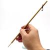 Wu Zixuan Zhai pequeno script regular Desenho branco pena fina Pintura chinesa flor e pássaro personagem Aquarela Pintado à mão traço de gancho pincel de escrita dourado fino