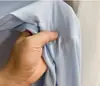 Tecido leve semi-transparente com elasticidade em quatro direções, forro de chifon, tecido para forro interno de vestido qipao de cor sólida de verão