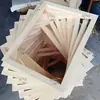 Marco de fotos transfronterizo pintura sin marco forro marco para pintura al óleo de pino marco de fotos de madera suministro de Amazon marco de madera