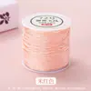 Cuerda Tejida a Mano No. Hilo de Jade 72 Hilos Segmentado Teñido Gradiente Colorido Cuerda de Cinco Colores Hilo para Pulsera DIY Nudo Chino Cuerda Venta al por Mayor