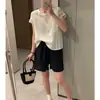 Camiseta sem mangas, gola redonda, estilo vintage artístico, folgada, plus size, com renda pesadamente adornada, para primavera/verão, do Sudeste Asiático, transfronteiriça