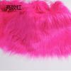 Peluche de Lana que Cae de 9 cm de Largo Algodón Enrollado de Lana Muñeco de Lana Larga Lana Frita Tela de Lana Animal de Pelo Tejido a Mano