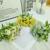 Ramo de Colores de Primavera de Margaritas, Flores Silvestres, Ramos de Crisantemos, Adornos para Decoración de Bodas en Casa, Flores Artificiales de Gama Alta al por Mayor