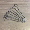 Freidora de Aire para el Hogar, Horno de Microondas, Rejilla para Asar, Brochetas Universales de Acero Inoxidable para Barbacoa, Brochetas de Cerdo y Cordero, Brochetas Colgantes