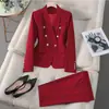 Conjunto de Terno para Banquete e Trabalho Venda Quente Transfronteiriça Calça de Terno Slim Fit Nove Pontos Temperamento Formal Conjunto de Duas Peças para Mulheres Profissionais