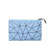 Bolsa de cosméticos de PU simple de estilo coreano, nueva bolsa de almacenamiento de viaje de PU portátil e impermeable, bolsa de lavado portátil para llevar