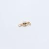Fivela magnética redonda com preservação de cor envolta em ouro 14K, faça você mesmo, pulseira, bola, conexão, fivela, acessórios, colar, fivela, joias, ouro ferromagnético