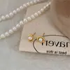 Pendientes de Metal con Perla Lingote Pequeño para Mujer, Pendientes Elegantes, Simples y Versátiles