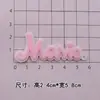 Acessórios de Patch Adesivo Macio com Marca de Letra DIY Capa de Celular Furada Sapatos Copo de Água Adesivo Grampo de Cabelo Acessórios de Cabelo Sapatos Fivela de Flor Acessórios de PVC