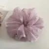 Estilo Francés Súper Hada Tul Perlado Esponjoso Anillo para el Cabello de Salchicha Grande Cuerda para el Cabello Suave Versátil Cuerda para el Cabello de Moño Bajo Perezoso