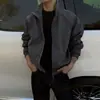 Chaqueta cortavientos e impermeable estilo americano con cuello alto para hombre, nuevo estilo corto primavera/otoño 2026, aspecto robusto, chaqueta cortavientos para hombre
