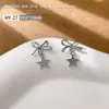 Accesorios de Arte para Uñas de Lazo Estrella Populares de Moda Colgante de Metal Decoración de Uñas Versátil Tridimensional Venta al por Mayor