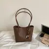 Bolsa de axila de gran capacidad para mujer, bolso tote con patrón tejido nuevo para el verano 2026, bolso cesta simple de un solo hombro