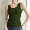 Nuevo Modal de Transmisión en Vivo de TikTok Camisola Deportiva de Hilo para Mujer Verano Delgado Ropa Interior Base
