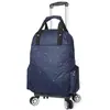 Bolsa de viagem com rodinhas universal, grande capacidade, lona impermeável, para viagens de curta e longa distância, bolsa de mão para embarque, 20 polegadas, unissex