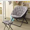 Sillón Perezoso para Dormitorio, Sofá para Habitación de Dormitorio, Silla Individual de Ocio para Dormitorio, Sillón Plegable con Reposapiés para Balcón, Silla de Ocio