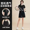 Conjunto Deportivo de Running y Fitness Tallas Grandes Transfronterizo Conjunto de Ropa de Secado Rápido Verano Deportivo Delgado Holgado Yoga Manga Corta Deporte