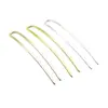 Material para Horquilla DIY Cuerpo de Horquilla de Cobre Color de Electrólisis que Conserva el Color Arco Doble Recto Horquilla en U Adorno Antiguo para el Cabello Hanfu Accesorios para el Cabello