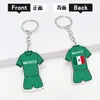 Fútbol Copa Mundial 2026 Alemania Francia Bandera Llavero Acrílico Camiseta Colgante Recuerdo Copa Mundial