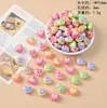 Acrílico Color AB Color Sólido Dos Tonos Caramelo Mariposa Con Cuentas Cadena para Teléfono Móvil Cuerda para el Cabello Cuentas Sueltas Accesorios para Joyería DIY Venta al por Mayor