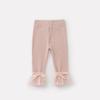 Calça Legging Patchwork Nova Estilo Outono 2025 para Bebês e Crianças Pequenas Meninas, Estilo Coreano Fashionável Versátil Fofa de Tela Tendência