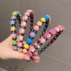 Tiara Infantil Acessórios de Cabelo Grampo Antiderrapante para Menina Não Machuca o Cabelo Aro de Cabelo Trançado Acessórios de Cabelo para Cabelos Rebeldes Acessórios de Cabelo para Meninas