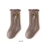 24 Calcetines de Bebé para Primavera y Otoño Recién Nacido Sin Costuras Borde Deshilachado Calcetines de Algodón para Niñas Calcetines de Princesa Calcetines para Niños