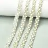 En Stock Estilo Tweed Encaje de Perlas Cinta Tejida Hecho a Mano Malla con Cuentas Bordes Accesorios DIY Cuello de Ropa Accesorios para Falda