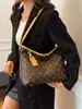 Bolsa Elegante com Estampa Floral para Mulheres 2026 Novo Modelo Bolsa Tote Versátil para o Dia a Dia Bolsa de Ombro Bolsa Transversal