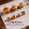 Venda Direta de Fábrica Bo Contas de Madeira Naturais Contas Soltas Pulseiras Wenwan Miçangas para DIY Contas Redondas de Sândalo Dourado Acessórios para Joias