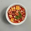 Imán de Nevera Decorativo de Resina Estéreo 3D Simulación de Comida de Fideos de Sésamo Fritos Estilo Pekín, Comida de Ciudad Cultural y Creativa, Rueda de Burro