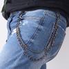 2019 nueva cadena de pantalón punk hip-hop de metal hecha a mano no convencional doble cadena de cintura cadena hip-hop para hombres y mujeres