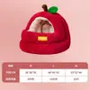 Cama para gato inverno quente Teddy Bichon fechada segurança ninho de dormir para pet tenda de cama universal para todas as estações