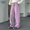 Calça Infantil YOJIA Outono 2026 Nova Estilosa Solta Calça de Yoga para Menina Calça Esportiva Infantil Roupa de Outono