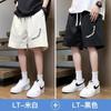 Pantalones Cortos de Seda de Hielo Americanos NASA para Niños Verano Tendencia Marca Delgados 2025 Nuevos Deportivos Baloncesto Casuales