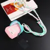 Bolsa de Almacenamiento con Correa Tejida Cruzada Ajustable para Teléfono, Cordón Dopamina para Viajes al Aire Libre, Correa Lateral Antiperdida