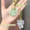 Chaveiro de Celular Sino de Vento Pequeno Estilo Ins Folha de Bordo Garrafa Flutuante Pingente Pequeno Água-viva Estrela Alça de Bolsa Decoração para Mulheres