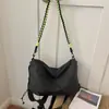 Bolso casual de gran capacidad para mujer, nuevo y elegante bolso tote a cuadros, estilo coreano, versátil bolso de hombro y bolso cruzado