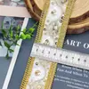 5cm Exportación Transfronteriza Industria Pesada Estilo Étnico Dorado Encaje Accesorios Ropa Accesorios para Equipaje Lentejuela Bordado Encaje