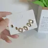 Pendientes Simples Tipo C Traje 2022 Nuevos Pendientes de Moda Viento Frío Diseño de Nicho Avanzado Pendientes con Pasador de Plata