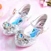 Zapatos de Tacón Alto Infantiles Aisha Primavera y Otoño Estilo Coreano Zapatos de Vestir para Niña Zapatos de Princesa Frozen Zapatos de Cuero para Niña