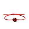 Pulseira de Cinábrio Mineral Cru Natural Trevo de Quatro Folhas Areia Dourada Roxa Pulseira da Sorte Par Homens e Mulheres Presente para Melhor Amigo
